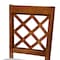 Baxton Studio Verner Modern and Contemporary Grey Fabric Walnut Finished Wood 2-Piece Dining Chair Set 174-10541-Zoro - alternate 3